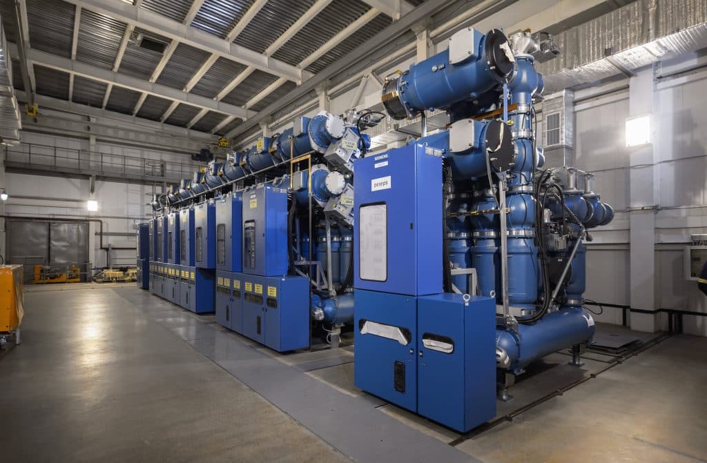 Integrierte Schaltanlage „SIEMENS“ für das Umspannwerk